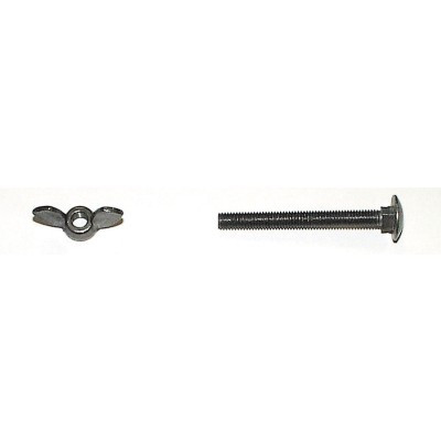 Schlauchtüllen SET 5/8 Zoll Flügelmutter Tülle Gebogen Edelstahl 7mm