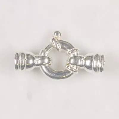 Schmuckfederring mit Kapseln 925/-
