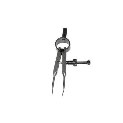 Federzirkel mit auswechselbaren Spitzen 100mm
