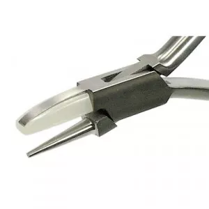 Zange mit Kunststoffbacken, flach-rund