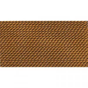 braun 100% Natur-Seide farbig mit 1 Nadel, Länge: 2m