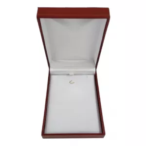 Etui fr Anhnger/Kette/Ohrringe-Etui rot, innen wei, 81x110x29mm