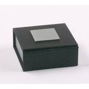 Universaletui, mittel Schwarz / Silber 60 x 60 x 22 mm