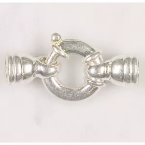 Schmuckfederring mit Kapseln 925/-