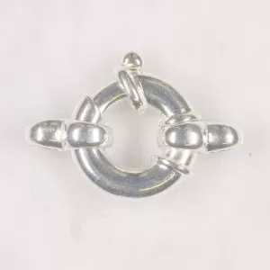 Schmuckfederring mit sen 925/-