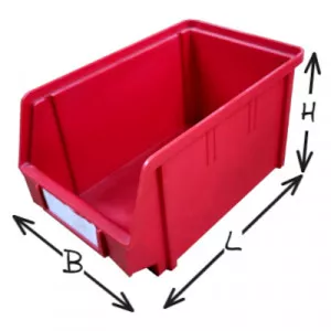 110 Stck Lagerboxen mittel, Stapelboxen, Sichtlagerboxen, Sichtlagerkasten -gebraucht-